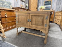 Load image into Gallery viewer, A rustic stripped oak blanket box revealing beautiful natural grain and patina. Features dual storage with one internal shelf and a hinged lift-top design for easy access. The bare wood finish showcases authentic character—a light wax application will enhance protection and lustre. Perfect for adding warmth and functionality to any room whilst celebrating the timber's natural beauty.

Delivery Available

Overall Dimensions

90cm wide x 49.5cm deep x 71cm high

