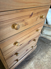 Load image into Gallery viewer, Solid Pine Chest Of Drawers

