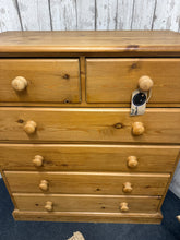Load image into Gallery viewer, Solid Pine Chest Of Drawers
