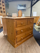 Load image into Gallery viewer, Solid Pine Chest Of Drawers
