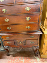 Load image into Gallery viewer, Chippendale Style Chest On Chest
