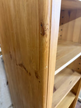 Load image into Gallery viewer, Narrow Pine Bookcase
