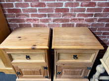 Load image into Gallery viewer, 2 x Pine Bedsides
