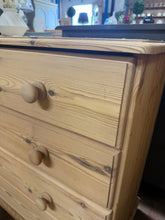 Load image into Gallery viewer, Stripped Pine Chest Of Drawers
