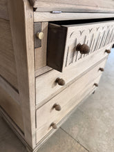 Load image into Gallery viewer, Stripped Oak Bureau
