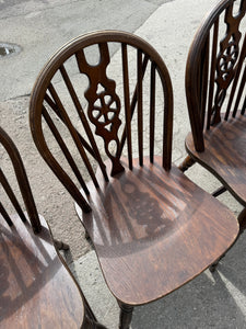 4 x Wheelback Chairs