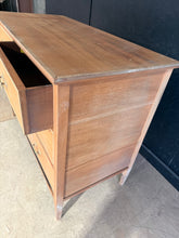 Load image into Gallery viewer, Stripped Mahogany Chest Of Drawers
