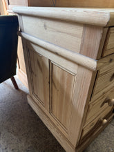 Load image into Gallery viewer, Stripped Pine Desk
