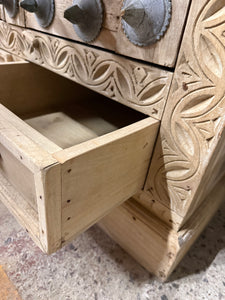 Hardwood Studded Cupboard