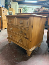 Load image into Gallery viewer, Vintage Pine Bedside
