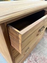 Load image into Gallery viewer, Stripped Satinwood Chest Of Drawers
