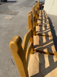 8 x Solid Pine Chairs
