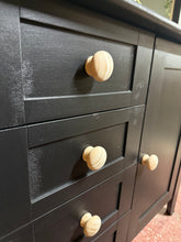 Load image into Gallery viewer, Heavy Black Sideboard

