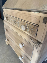 Load image into Gallery viewer, Stripped Oak Bureau
