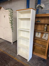 Load image into Gallery viewer, Narrow Pine Bookcase
