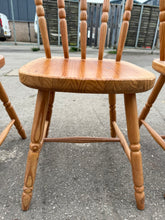 Load image into Gallery viewer, 4 x Pine Kitchen Chairs
