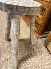 Load image into Gallery viewer, White Wash Stool
