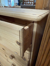 Load image into Gallery viewer, Tall Stripped Pine Drawers
