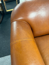 Load image into Gallery viewer, Tan Leather Sofa
