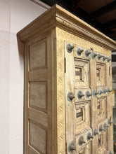 Load image into Gallery viewer, Hardwood Studded Cupboard
