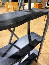 Load image into Gallery viewer, Gun Metal &amp; Black Wooden Shelves
