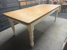 Load image into Gallery viewer, 7ft Solid Pine Table

