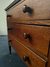 Load image into Gallery viewer, Oak &amp; Mahogany Chest Of Drawers

