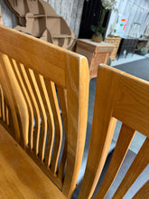 Load image into Gallery viewer, 4 x Oak Chairs

