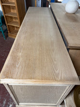 Load image into Gallery viewer, Large Stripped Oak Sideboard
