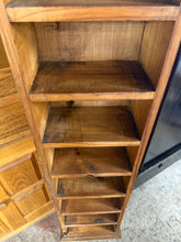 Load image into Gallery viewer, Narrow Pine Bookcase
