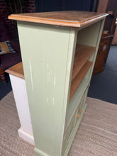 Load image into Gallery viewer, Green Distressed Bookcase
