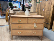 Load image into Gallery viewer, Stripped Mahogany Chest Of Drawers
