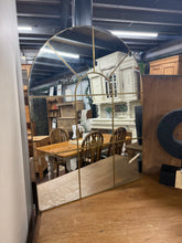 Load image into Gallery viewer, A striking arch mirror that combines timeless design with practical elegance. This statement piece features solid construction and retains its character with gentle patina from previous use. Minor marks add authentic charm without compromising its visual impact or functionality. An ideal focal point for any room seeking architectural interest and reflective light.

Delivery Available

Overall Dimensions

60cm wide x 80cm high

