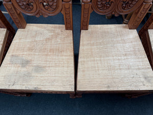 6 x Indian Hardwood Chairs