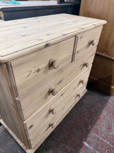 Load image into Gallery viewer, Stripped Pine Chest Of Drawers
