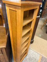 Load image into Gallery viewer, Narrow Oak Bookcase
