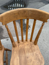 Load image into Gallery viewer, 4 x Vintage Pine Chairs
