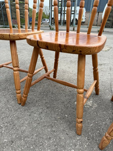 4 x Pine Kitchen Chairs