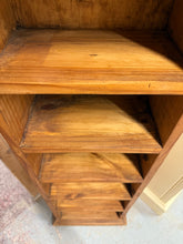 Load image into Gallery viewer, Narrow Pine Bookcase
