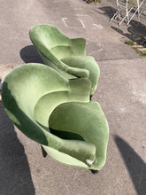 Load image into Gallery viewer, 2 x Green Armchairs
