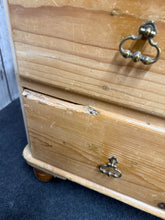 Load image into Gallery viewer, Vintage Pine Chest Of Drawers
