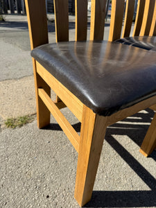 4 x Oak Chairs
