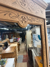 Load image into Gallery viewer, Carved Oak Armoire
