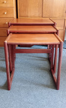 Load image into Gallery viewer, Available to view in store

A beautiful G Plan teak nest of tables from the mid-century era. Structurally sound and in good overall condition, these vintage pieces showcase authentic period charm with the natural patina of use. Ideal for adding character and functional storage to modern interiors whilst celebrating timeless design craftsmanship.

Delivery Available

Overall Dimensions

53cm wide x 40.5cm deep x 48cm high

