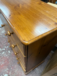 Solid Pine Chest Of Drawers