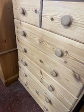 Load image into Gallery viewer, Tall Stripped Pine Drawers
