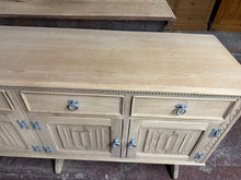 Load image into Gallery viewer, Large Stripped Oak Sideboard
