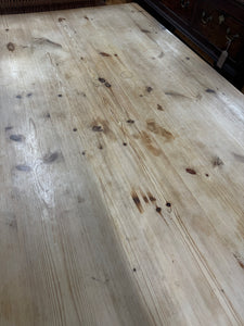 7ft Solid Pine Table