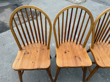 Load image into Gallery viewer, 4 x Pine Chairs
