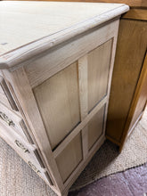 Load image into Gallery viewer, Stripped Oak Chest Of Drawers
